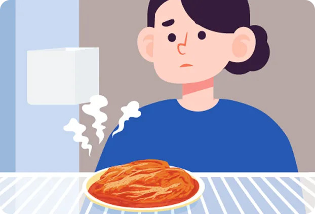 ポリエチレン製のラップで包み保存