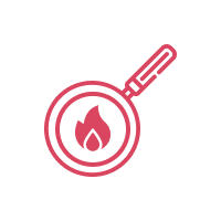 フライパン（ガスコンロ）