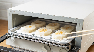 トースターで焼き餅