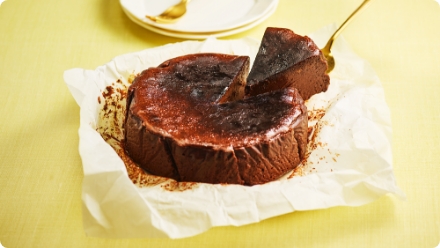 濃厚 バスク風チョコチーズケーキ