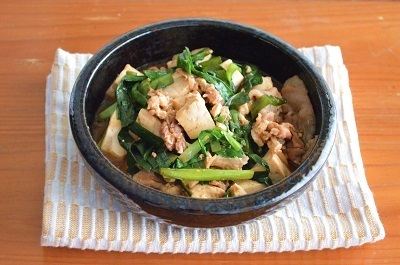スタミナ肉豆腐