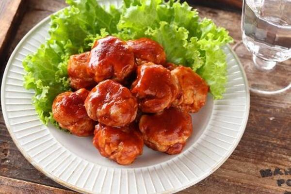 お弁当にも！豚こまミートボール