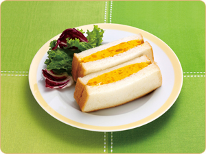 かぼちゃチーズサンド