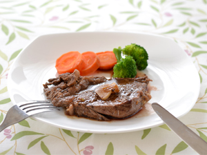 牛肉のやわらかステーキ