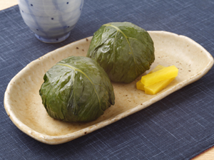 野沢菜巻きおにぎり