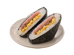 おにぎらず！3色そぼろサンドおにぎり