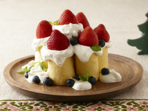 ふんわりキャンドルケーキ