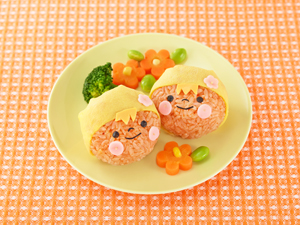 夏休みのこどもおにぎり