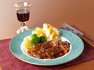 牛肉の赤ワイン煮