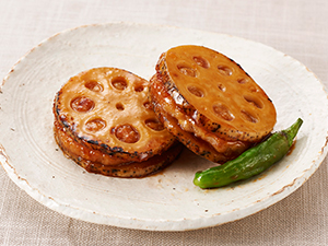 れんこんのはさみ焼き