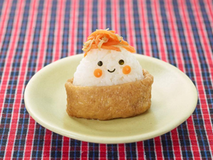 じゃこと油揚げのおにぎり