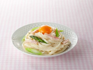 受かるボナーラうどん