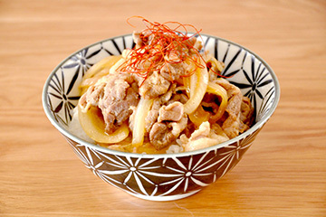 焼肉のたれで作る豚丼
