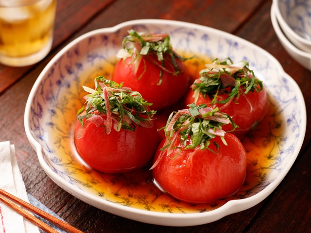 トマトの丸ごとだしびたし