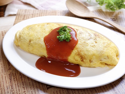 きれいに包める『ミートオムライス』