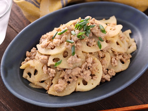 ごはんがモリモリすすむ！肉みそれんこん