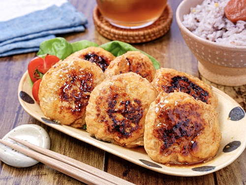 【鶏もやしバーグ】<br>ガリバタポン酢で♪<br>かさまし節約おかず！