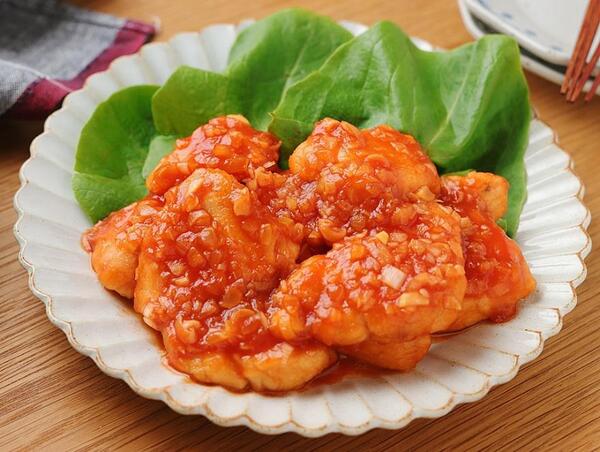 エビよりお手軽に！むね肉de鶏チリ