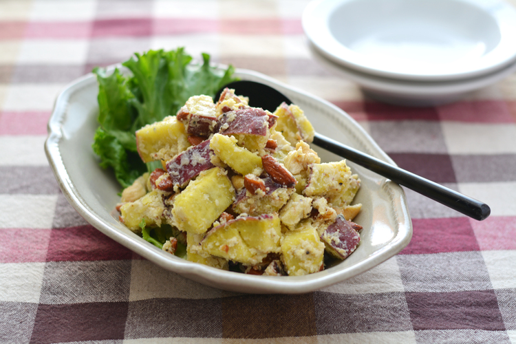 さつまいものナッツチーズサラダ