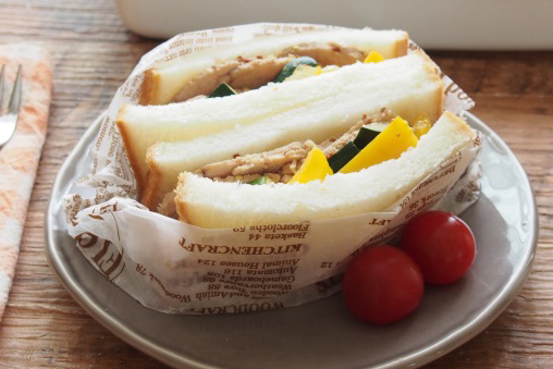 2．サンドイッチに。